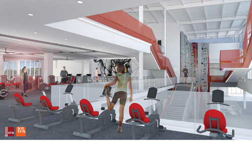 Fitness Center drawing