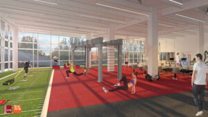 functional fitness center drawing