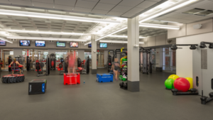 lower level fitness area