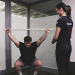 posture and movement test with a personal trainer