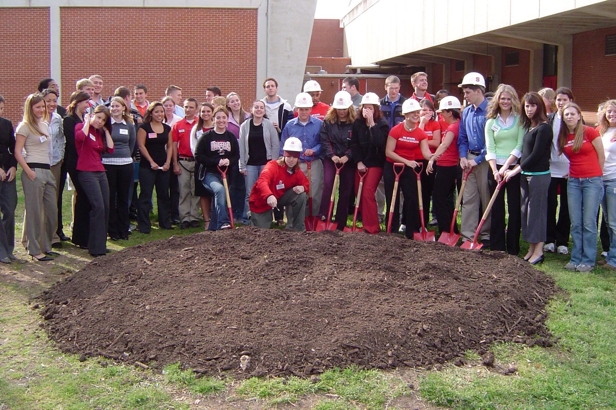 Students and Carmichael Recreation Center Groundbreaking - 2006