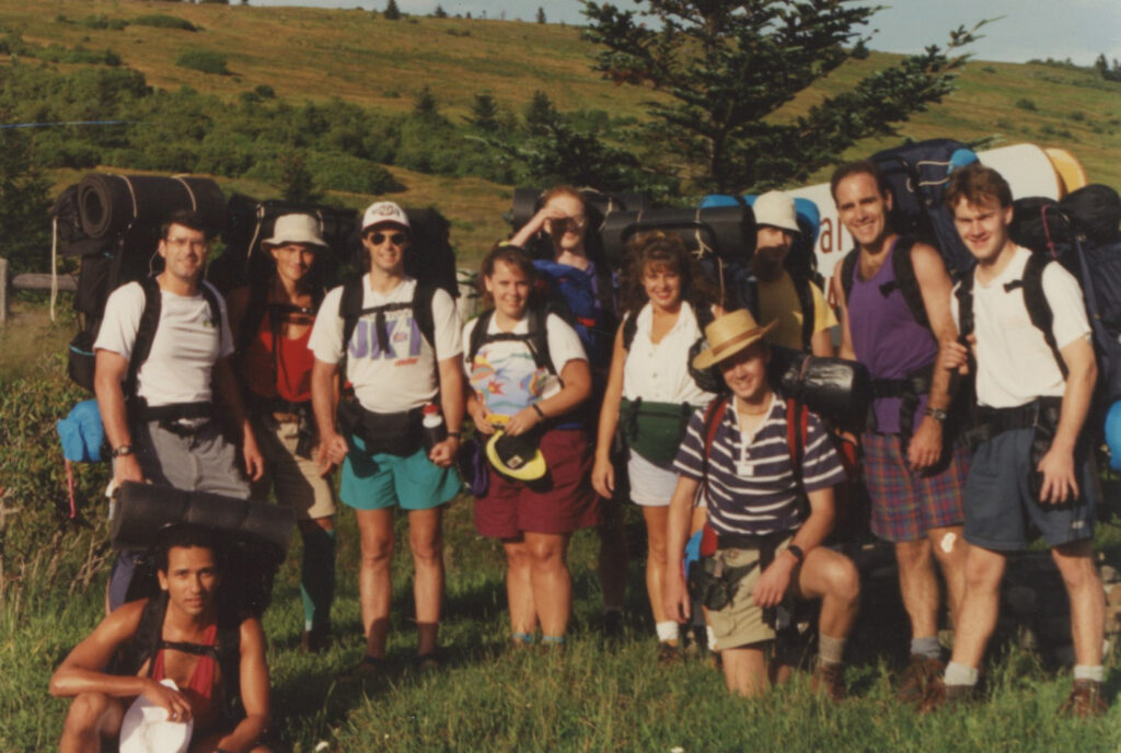 Outdoor Adventures trip to the Nahtahala National Forest (1993)