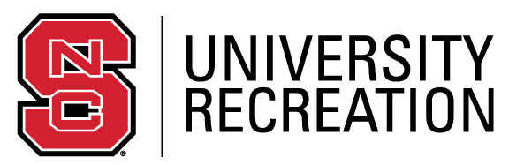 University Recreation Logo, Red NC state logo