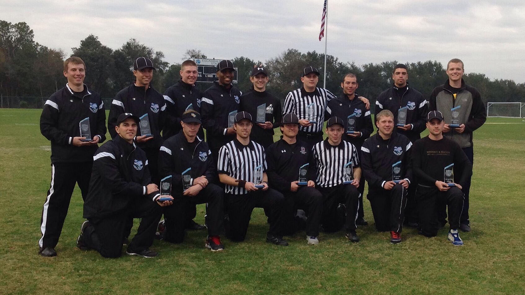 2013NIRSA Flag Football All American officials (Dustin Champion, Top Row Middle)