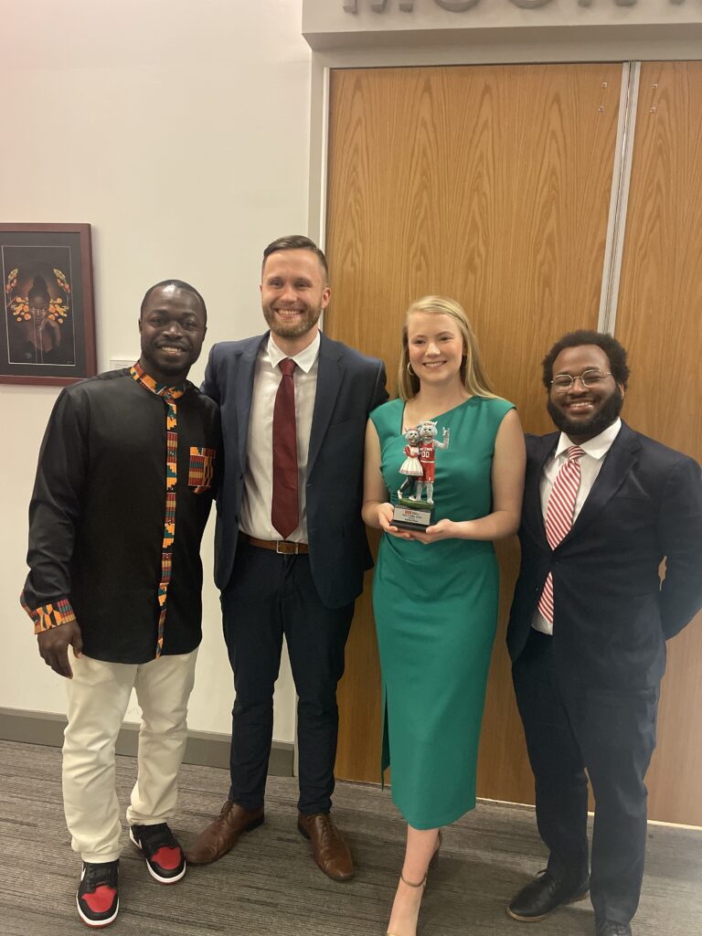Kaylyn Poole receives John F. Miller Award from Professional Staff