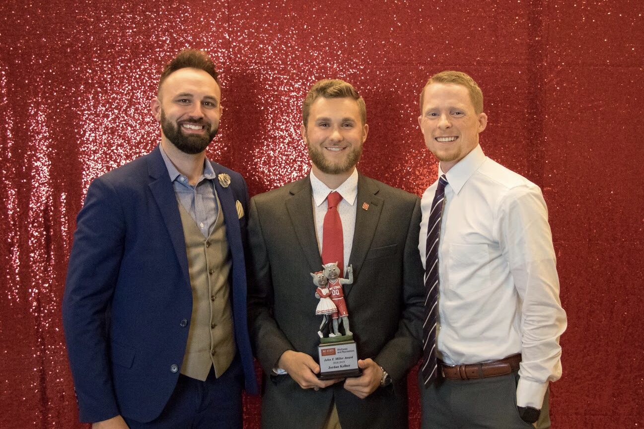 Jordan Kelber receives John F. Miller Award from Professional Staff