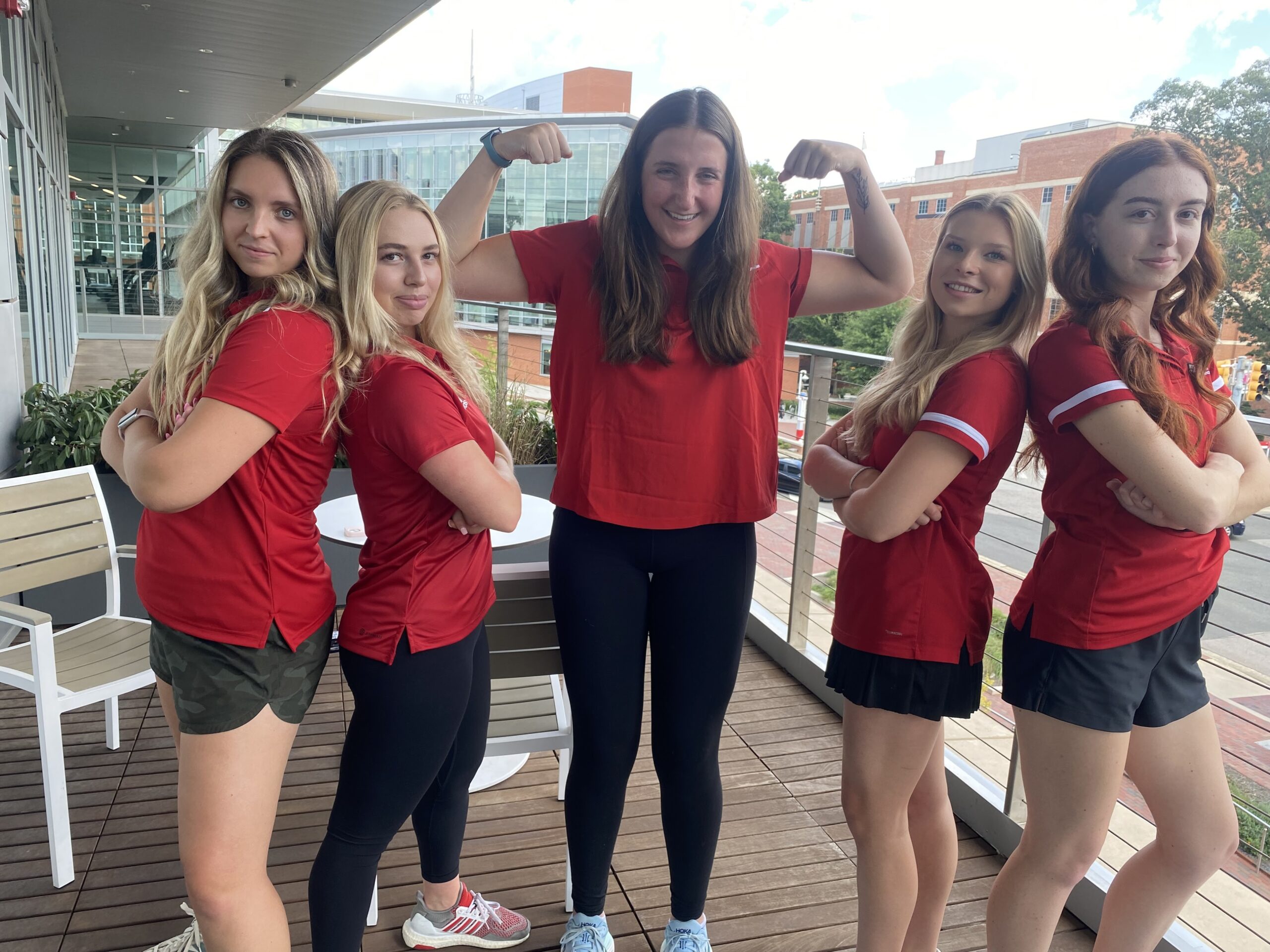 Student fitness assistant group photo