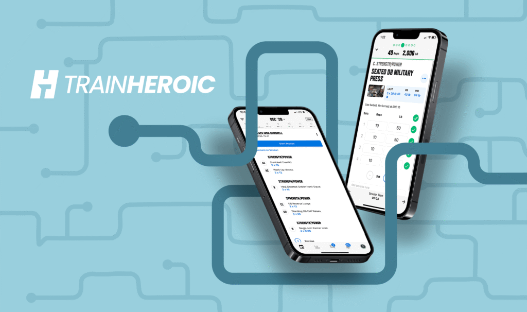 TrainHeroic app promo