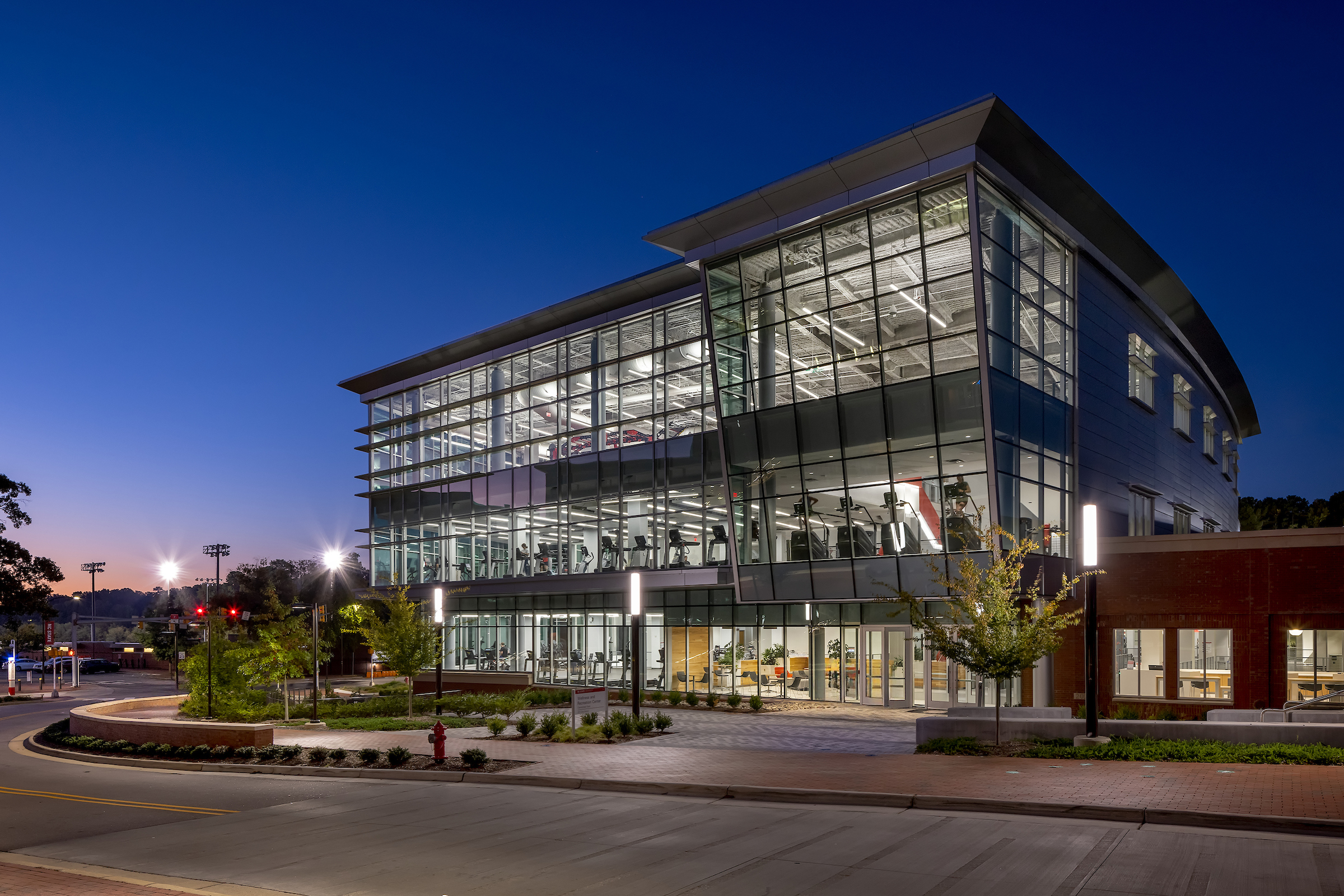 Wellness and Recreation Center at Night